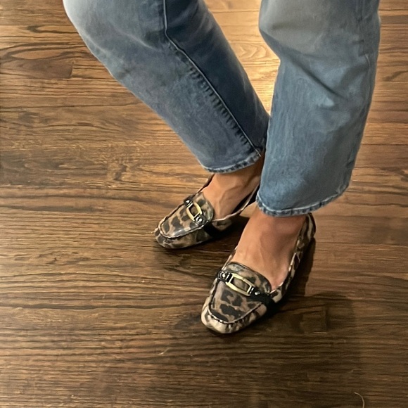 Joan and David  Animal Print Driving Mocassins - Picture 2 of 12